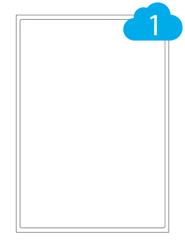 Gloss Clear Inkjet Labels 1 Per Sheet CL1199GTPIR