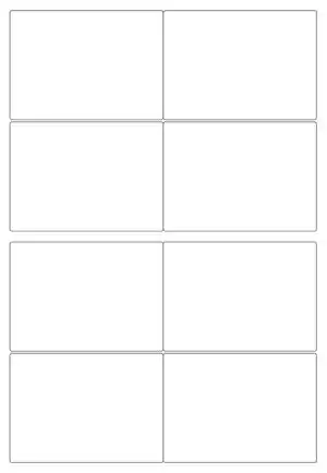 SRA3 Labels 8 Per Sheet 99.1 x 139mm