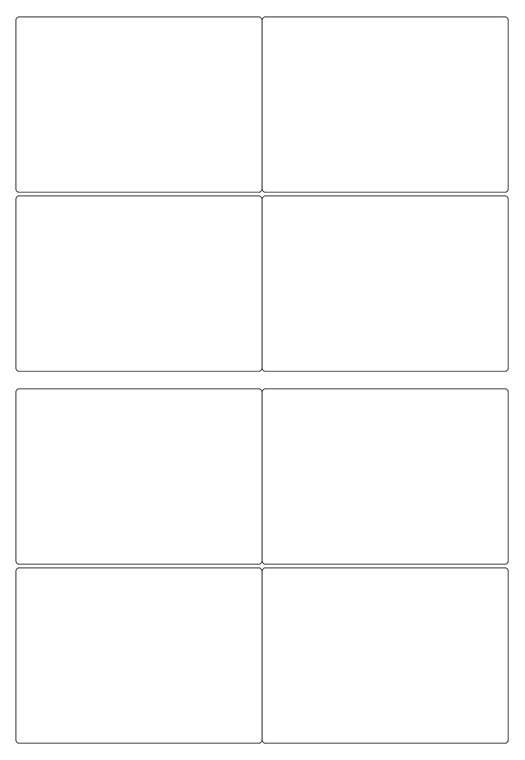SRA3 Labels 8 Per Sheet 99.1 x 139mm