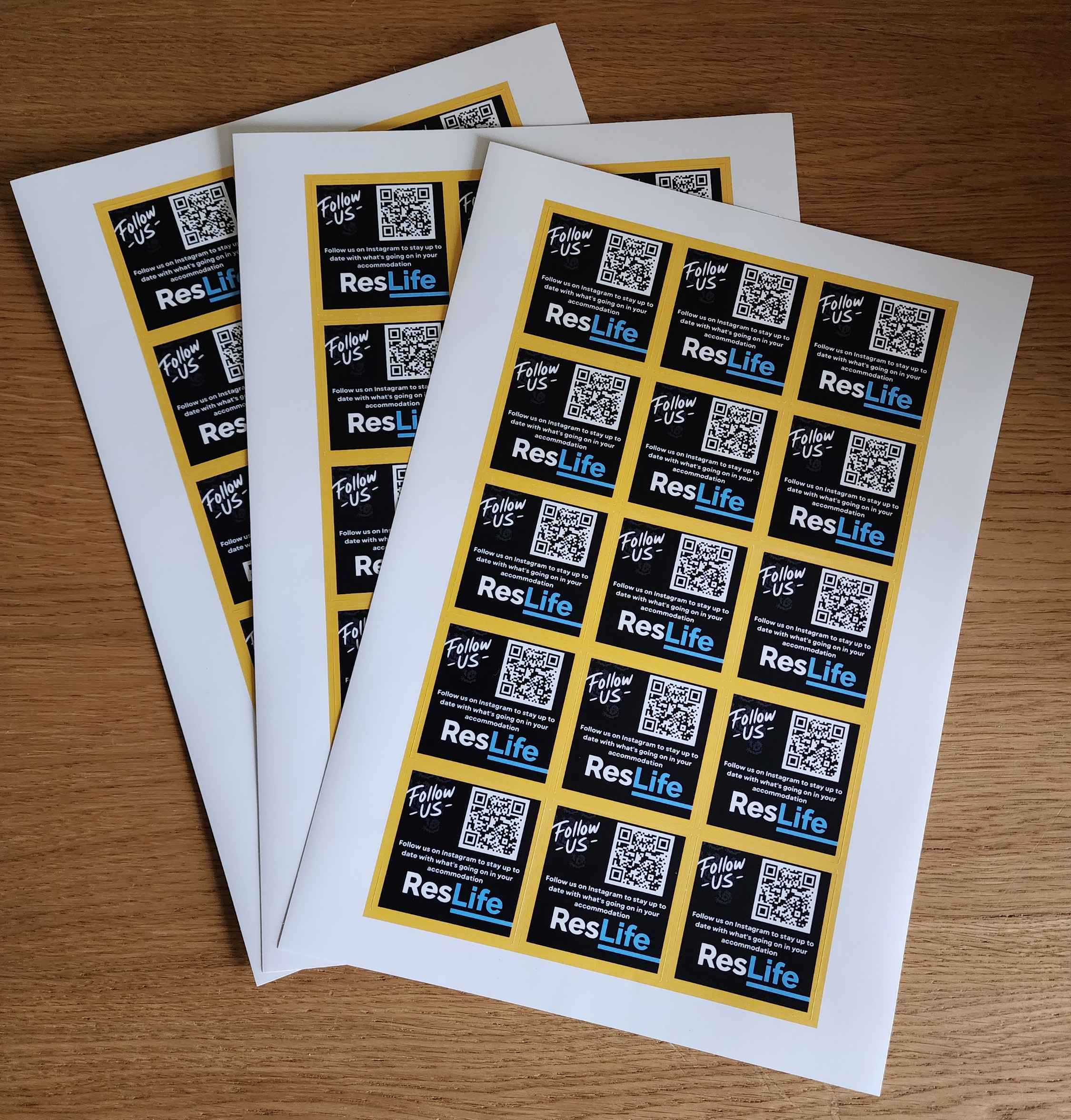 Res Life Labels