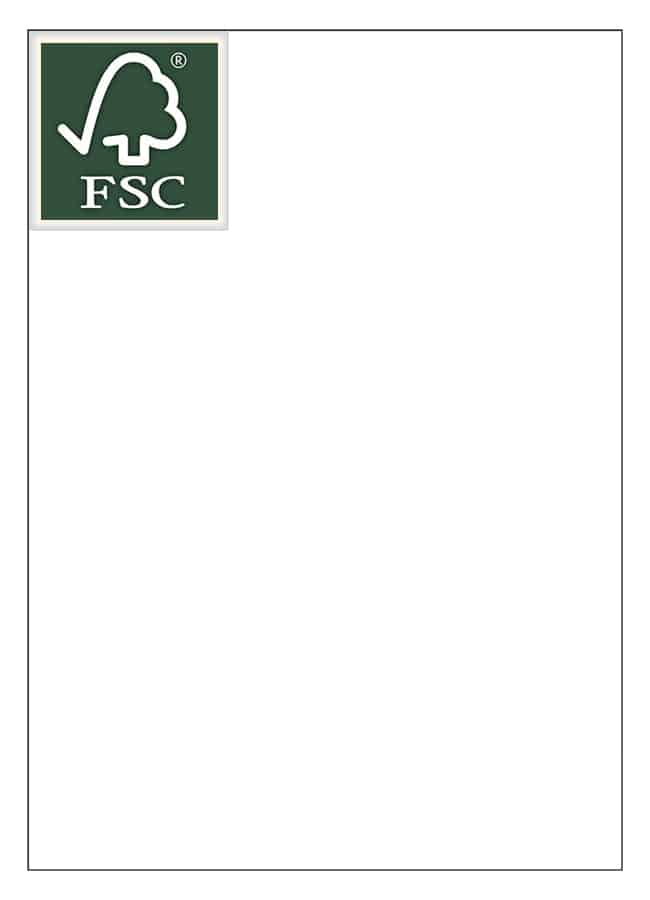 FSC Recycled Paper LabelsEco Friendly StickersLaser & Inkjet Printing