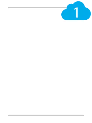High Tack Labels - 1 Extra Sticky Labels Per Sheet - 210 x 297mm - CL1210HT