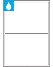 Waterproof Labels - Matt White Polyethylene
