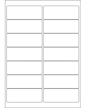 Matt White Paper Labels